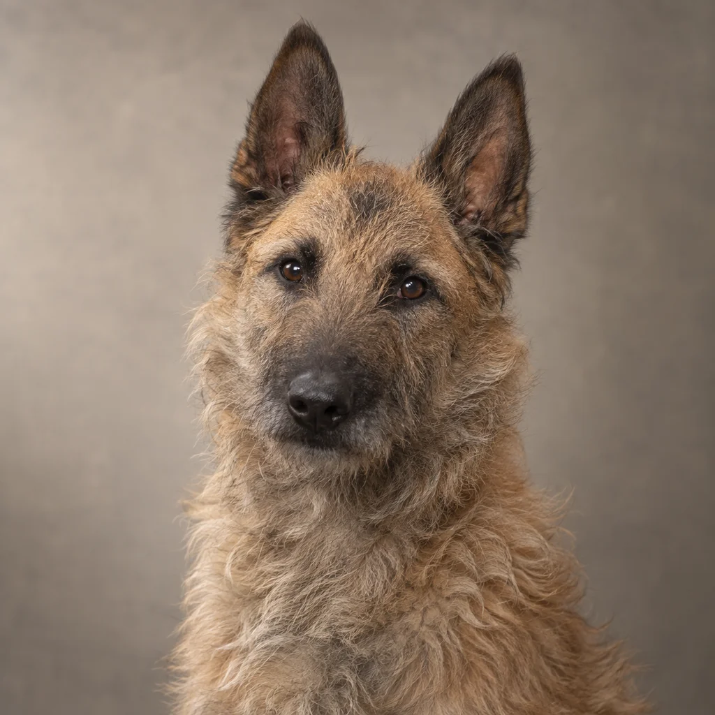 AI-generated illustration of an adult Belgian Laekenois