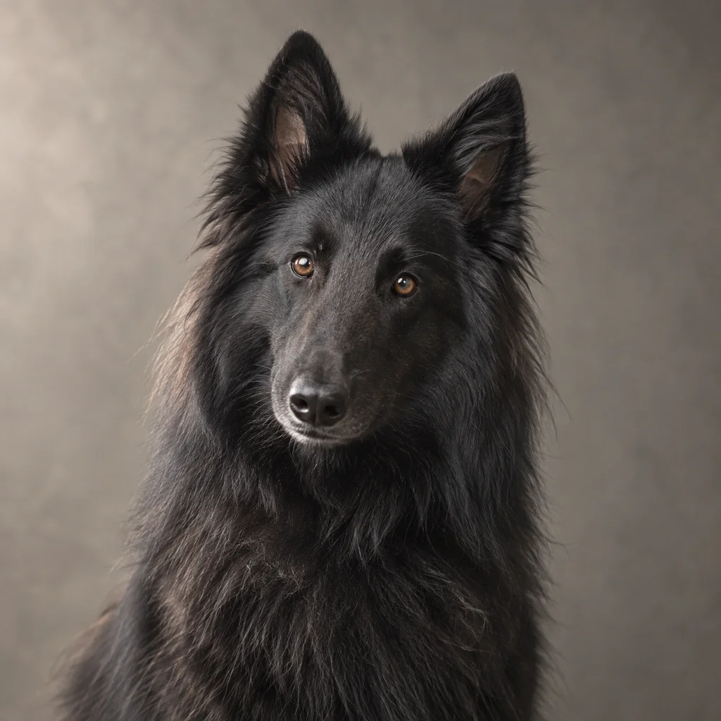 AI-generated illustration of an adult Belgian Sheepdog