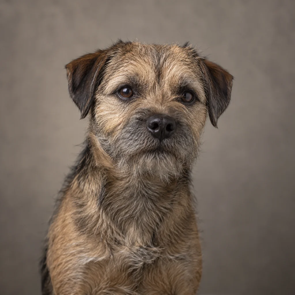 AI-generated illustration of an adult Border Terrier