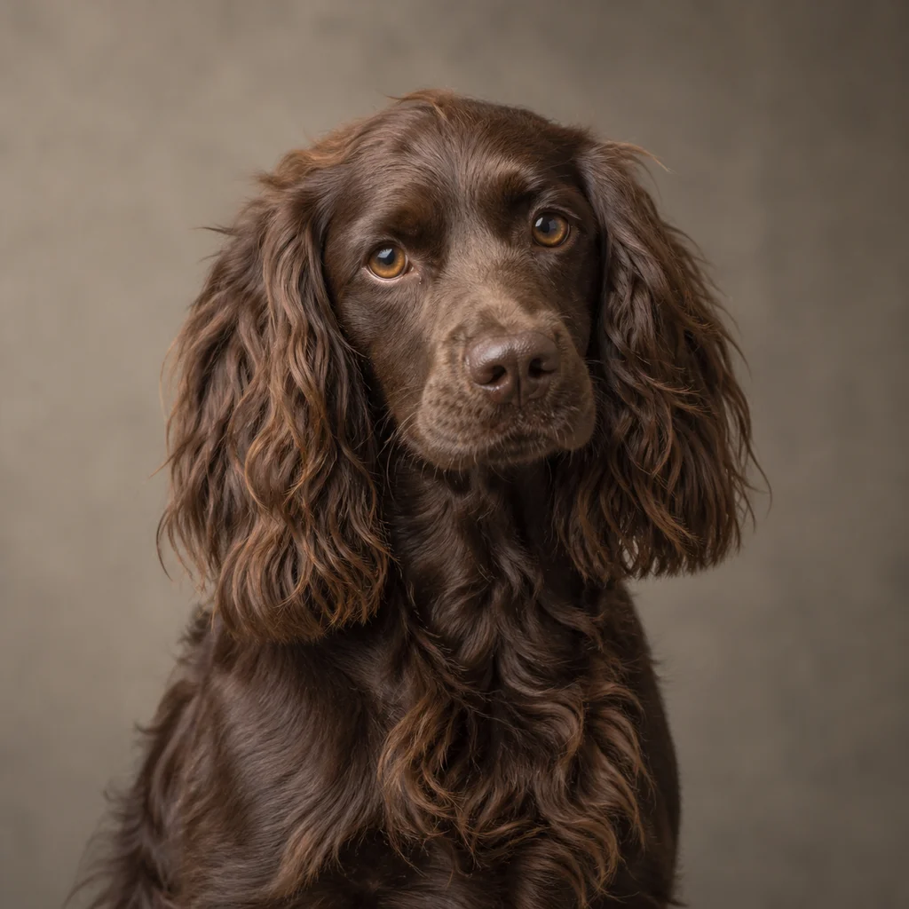 AI-generated illustration of an adult Boykin Spaniel