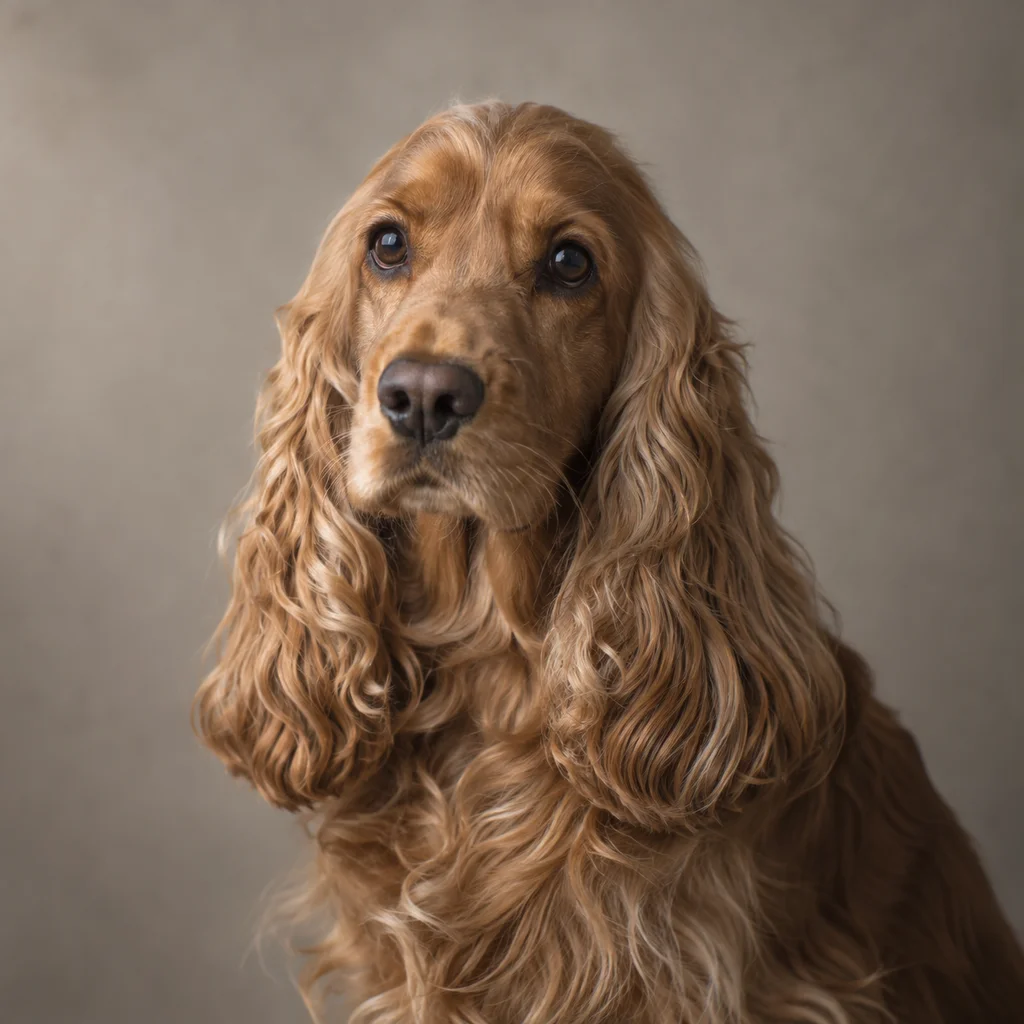 AI-generated illustration of an adult Cocker Spaniel