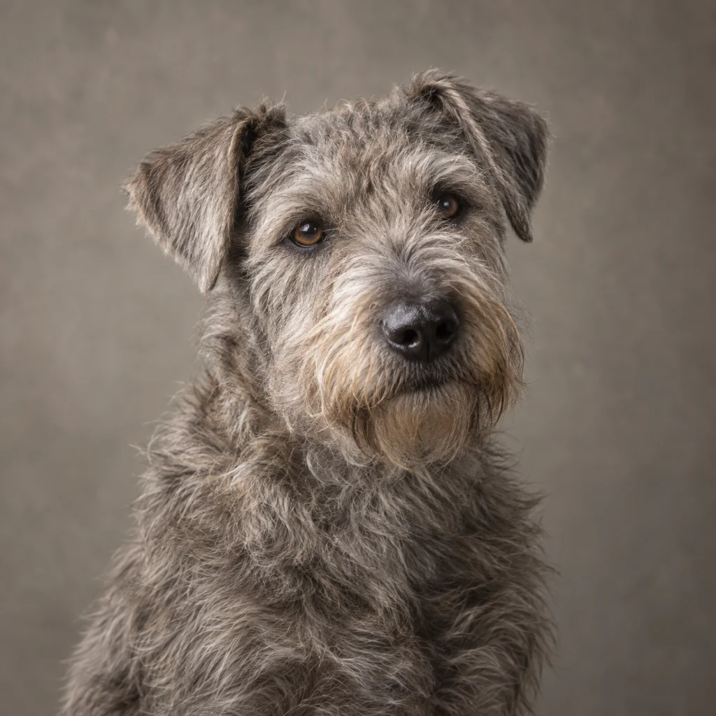 AI-generated illustration of an adult Glen of Imaal Terrier