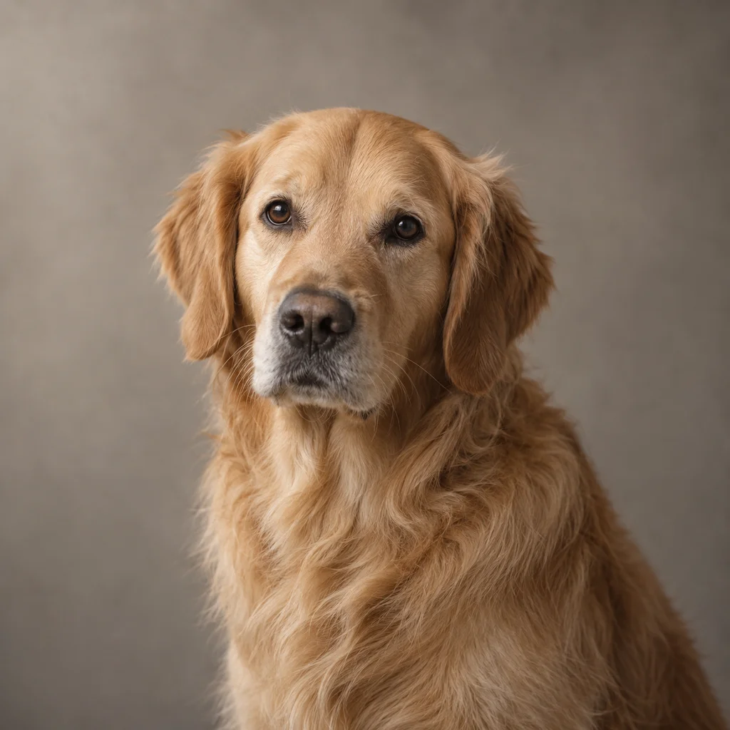 AI-generated illustration of an adult Golden Retriever