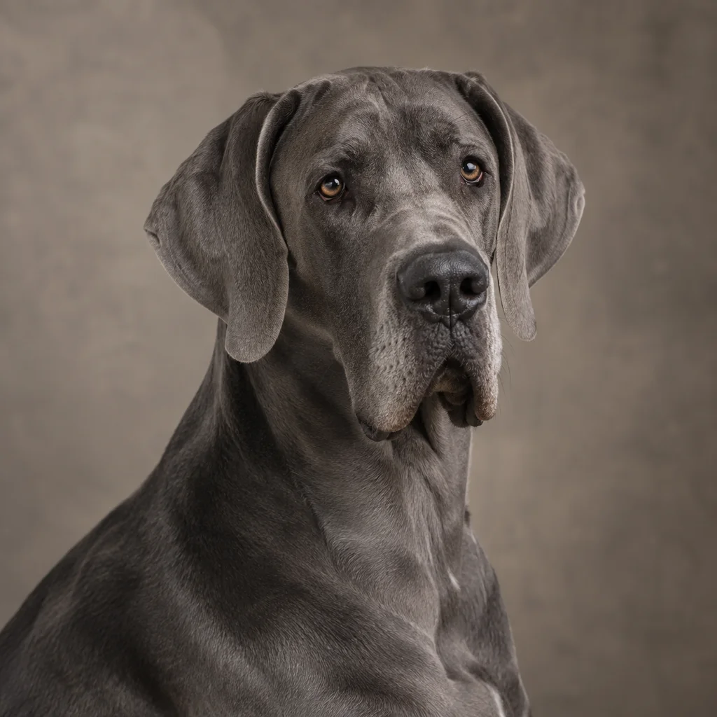 AI-generated illustration of an adult Great Dane