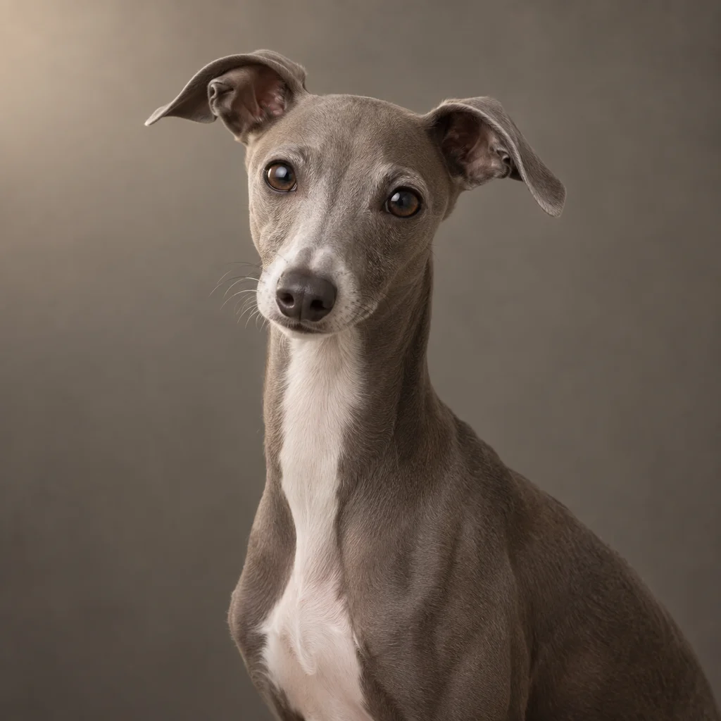 AI-generated illustration of an adult Italian Greyhound