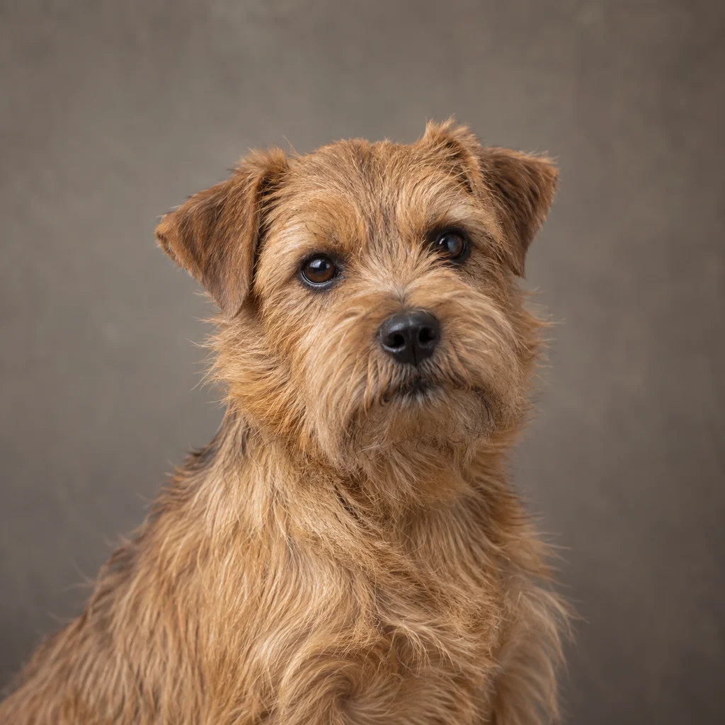 AI-generated illustration of an adult Norfolk Terrier