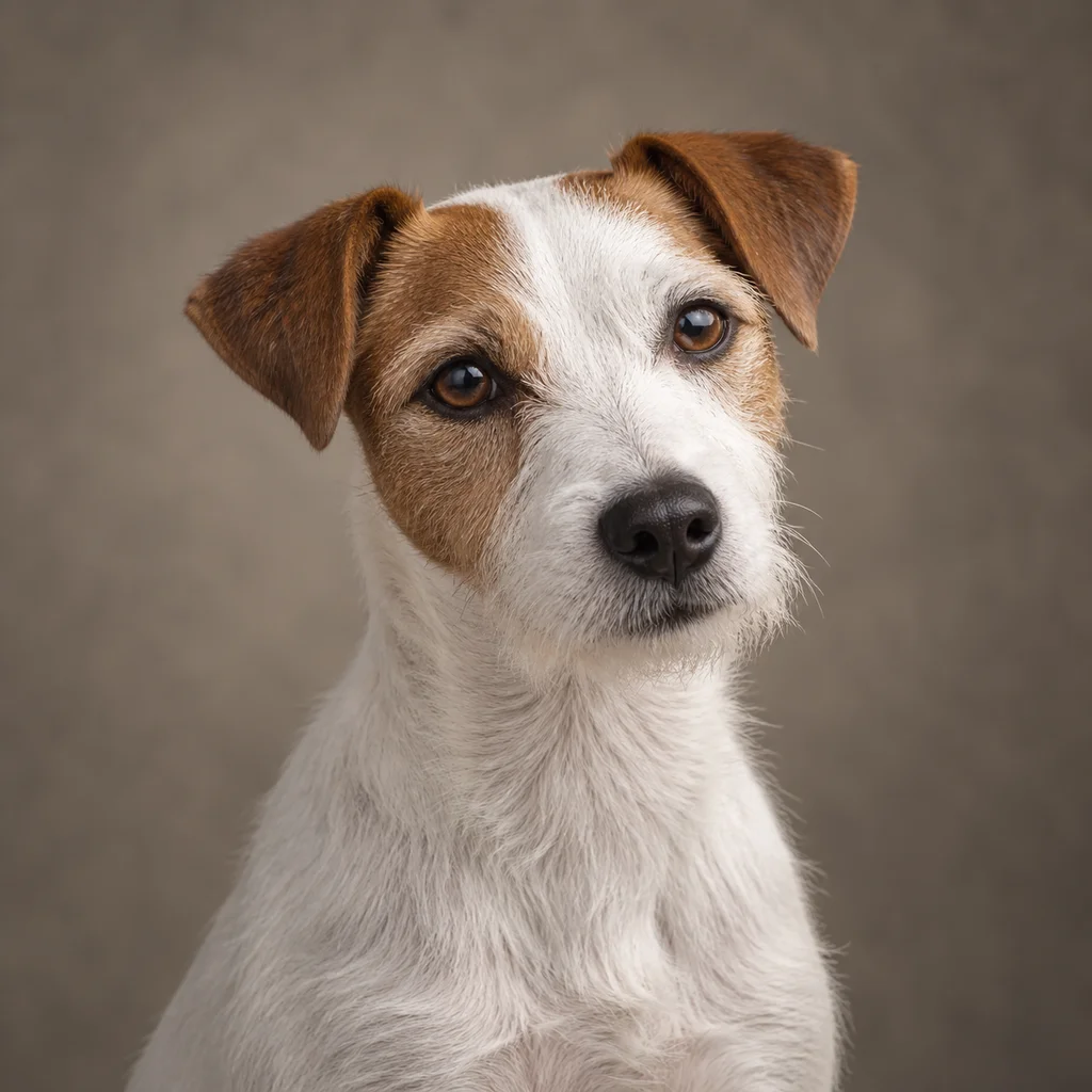 AI-generated illustration of an adult Parson Russell Terrier