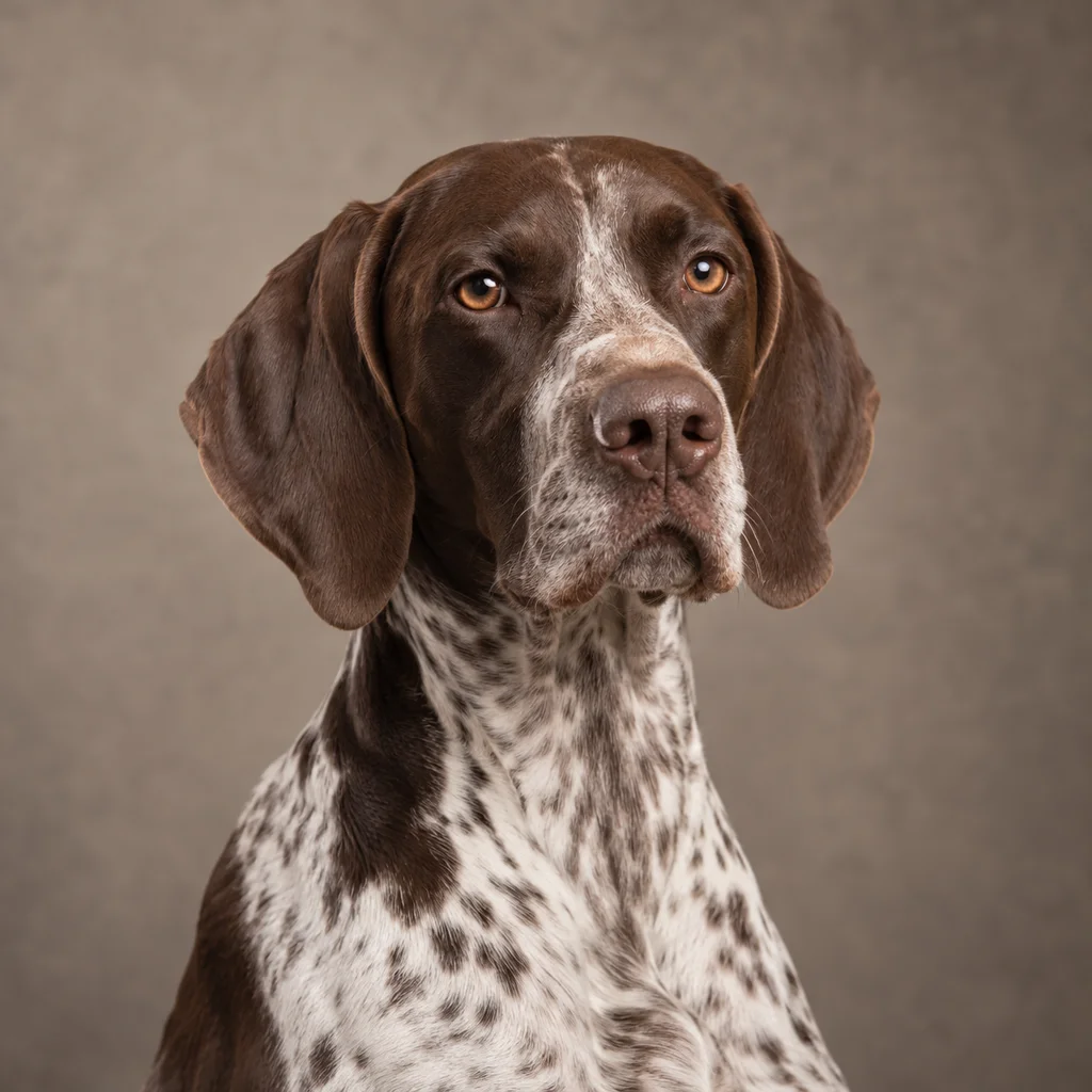 AI-generated illustration of an adult Pointer