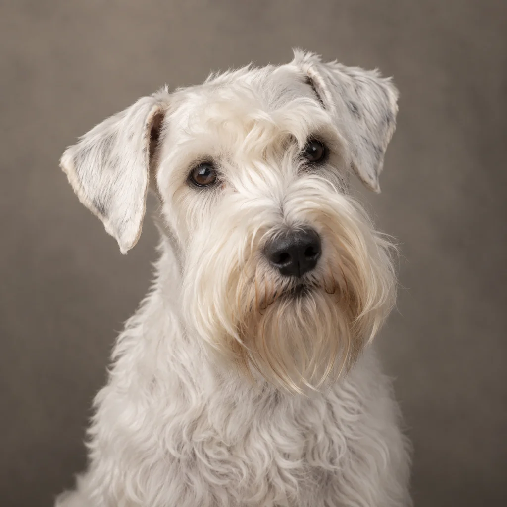 AI-generated illustration of an adult Sealyham Terrier
