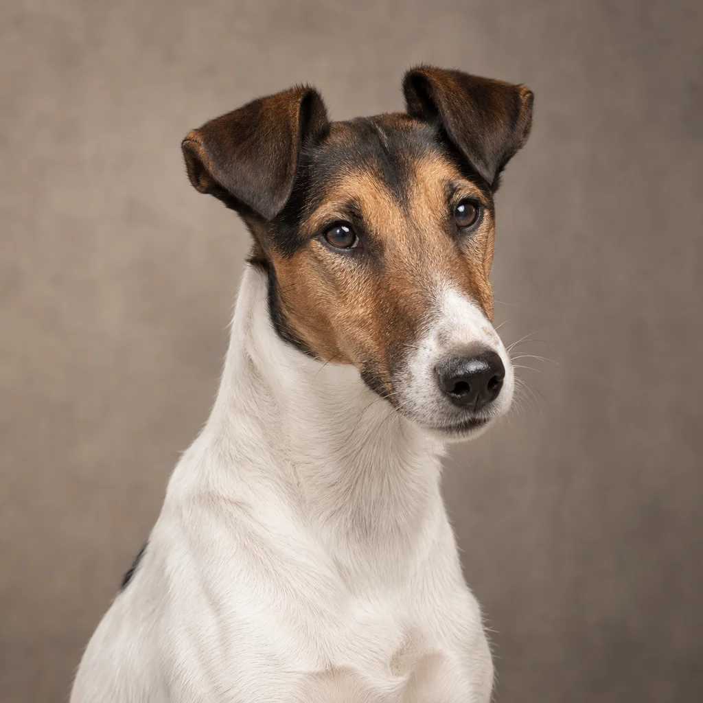 AI-generated illustration of an adult Smooth Fox Terrier