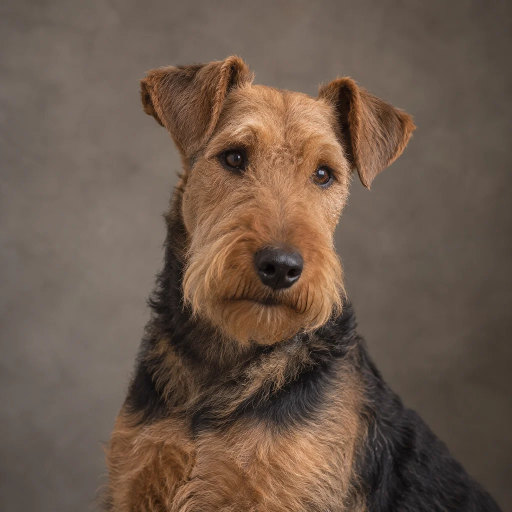 AI-generated illustration of an adult Welsh Terrier